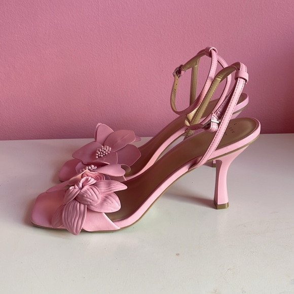 Pink Flower Heels - Picture 2 of 4